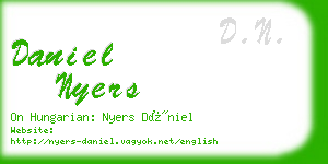 daniel nyers business card